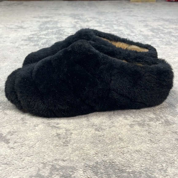 New Proenza Schouler Rondo Genuine Shearling Slip On Shoe Slide Black Fuzzy Sz 6 - Picture 11 of 14